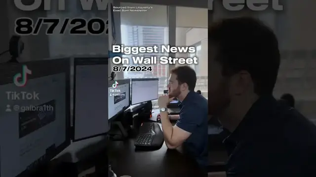 'Video thumbnail for Elon Musk is suing advertisers. | Today on #wallstreet - August 7th, 2024 #shorts'