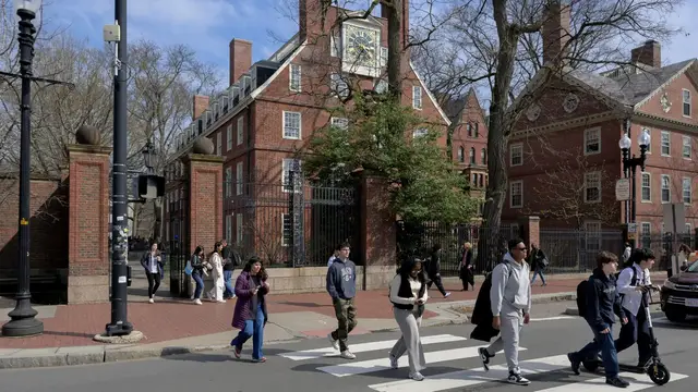 'Video thumbnail for Harvard University defies Trump’s demands, faces $2.3bn in funding cuts'