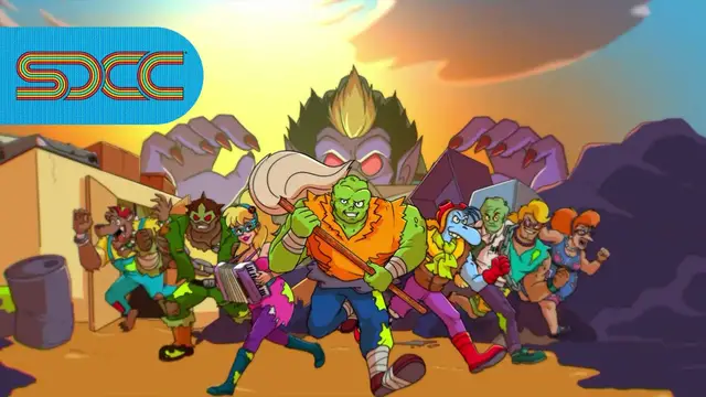 'Video thumbnail for Toxic Crusaders - Official Release Date Trailer | SDCC 2025'