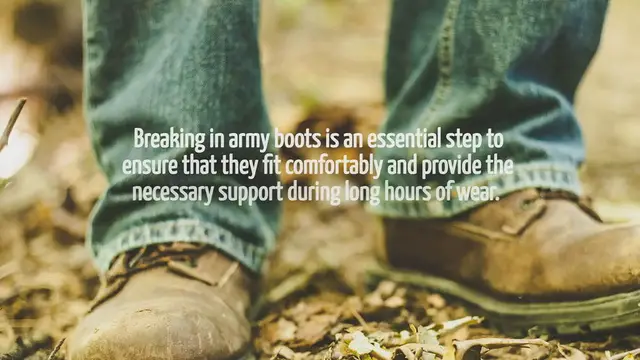 'Video thumbnail for How To Break In Army Boots'