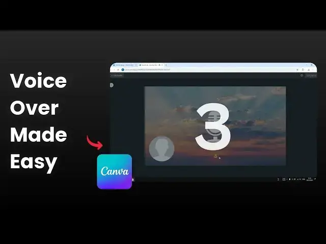 'Video thumbnail for How to Easily Record Voice Over in Canva'