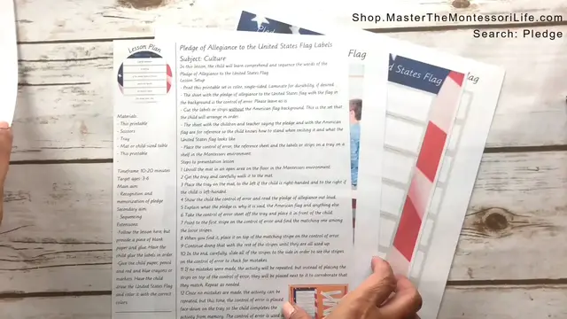 'Video thumbnail for Pledge of Allegiance Strips + Lesson Plan'