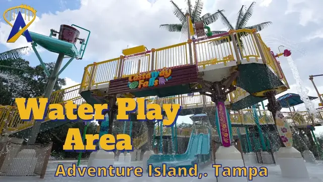 'Video thumbnail for Castaway Falls at Adventure Island Water Park in Tampa'