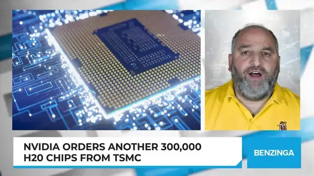 'Video thumbnail for Nvidia Orders Another 300,000 H20 Chips From TSMC'