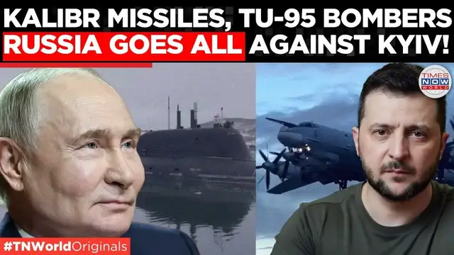 'Video thumbnail for From Tu-95 Bombers to kinzhal to Kalibr Missiles, Russia's Massive Strike on Ukraine from Black Sea'