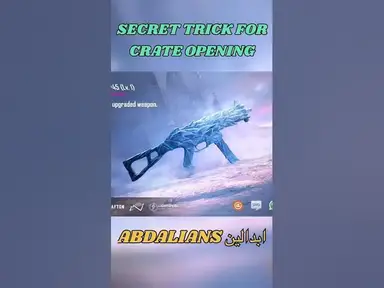 'Video thumbnail for Secret trick to open Pubg Mobile Crates #pubgmobile'