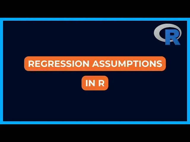 'Video thumbnail for Regression Assumptions/Diagnostics in R'