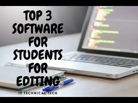 'Video thumbnail for BEST SOFTWARES FOR STUDENTS FOR EDITING PHOTOS AND VIDEOS'