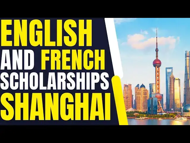 'Video thumbnail for Undergraduate English and French Scholarships at Shanghai Jiao Tong University | Study in China'
