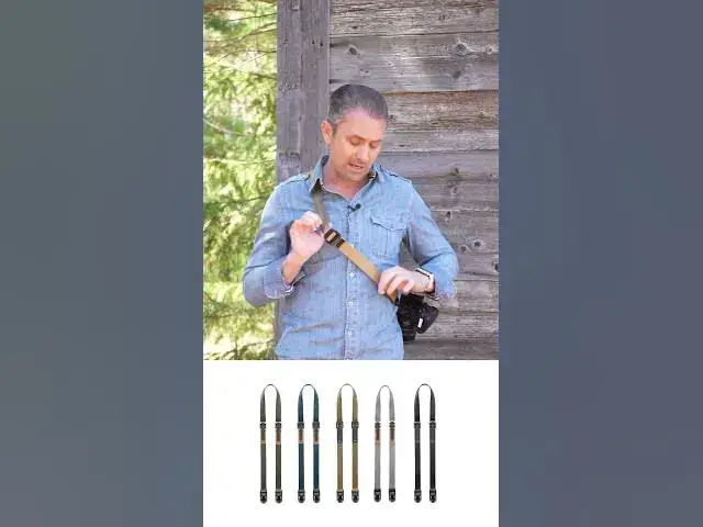 'Video thumbnail for Peak Design Camera Straps...Now in Coyote! #peakdesign #coyote #camera #photography #dustinabbott'