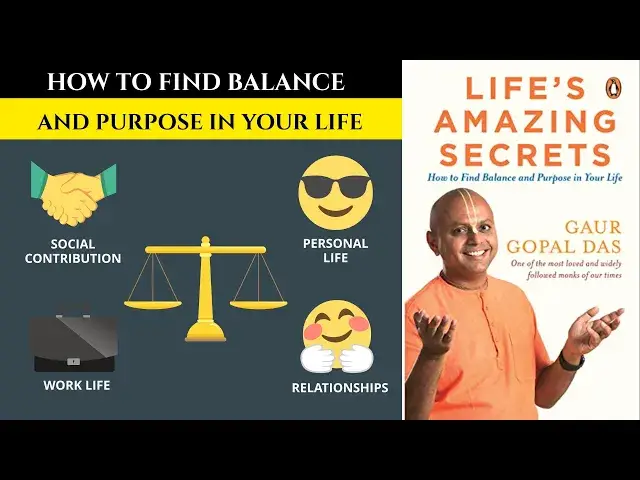 'Video thumbnail for Life's Amazing Secrets Book Summary in Hindi By Gaur Gopal Das'