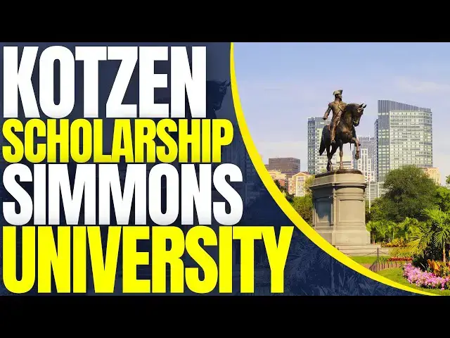 'Video thumbnail for Kotzen Scholarship at Simmons University | Study in the United States'