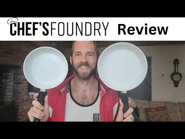 'Video thumbnail for Chef's Foundry Ceramic Cookware Pot/Pan Review (Why It's Better Than Steel & Cast Iron)'