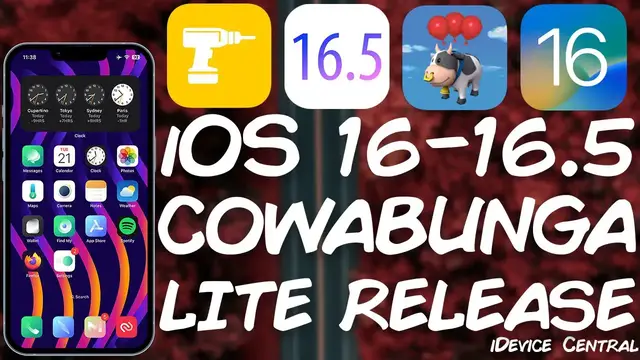 'Video thumbnail for iOS 16.0 - 16.5 JAILBREAK News: Cowabunga Lite RELEASED!! TWEAKS & Themes, All Devices'