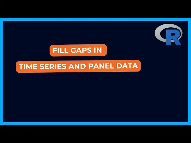'Video thumbnail for Fill Gaps in Time Series and Panel Data in R'