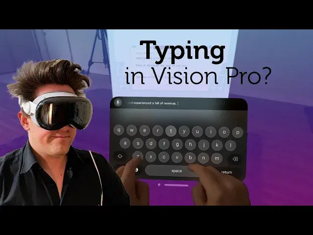 'Video thumbnail for Typing on Vision Pro: How Bad Is It, Really?'