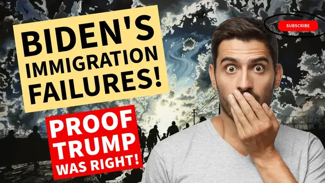 'Video thumbnail for FAILED! Biden's Disastrous Border Policies Prove Trump was Right All Along'