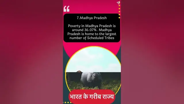 'Video thumbnail for  top 10 poorest state in India'