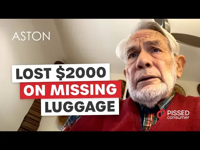 'Video thumbnail for Aston Hotel Reviews - Missing Luggage | PissedConsumer'