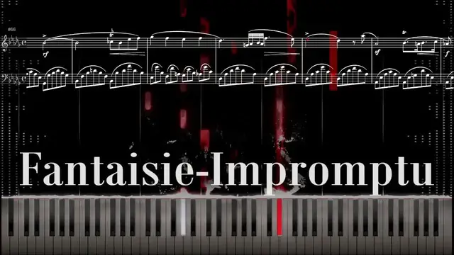'Video thumbnail for "Fantaisie-Impromptu" Chopin Piano Tutorial | Sheet Music'