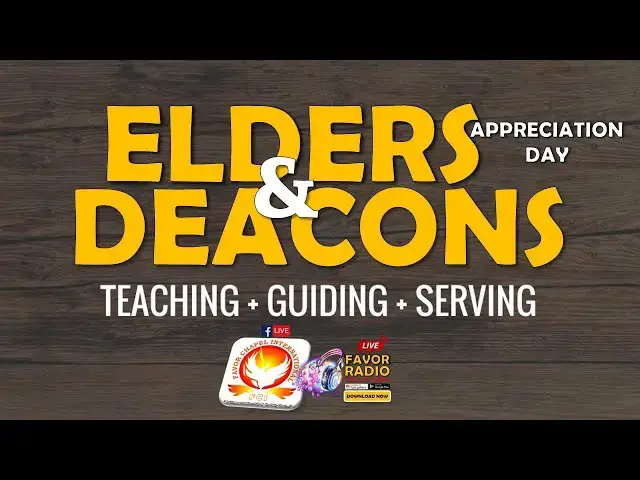 'Video thumbnail for ELDERS AND DEACONS 2024'