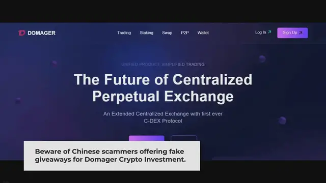 'Video thumbnail for Beware Of Domager.com: It Is A Scam Crypto Investment Platform!'