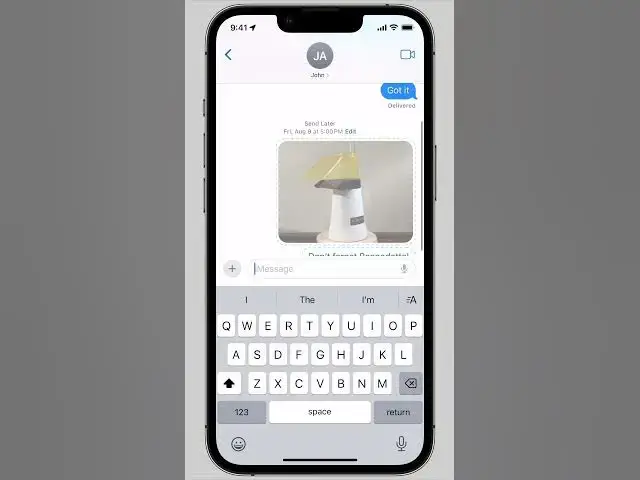 'Video thumbnail for How to Schedule a Text Message'