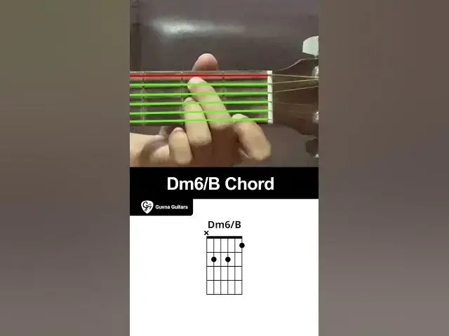 'Video thumbnail for How To Play The Dm6/B Chord On Guitar - Guvna Guitars'
