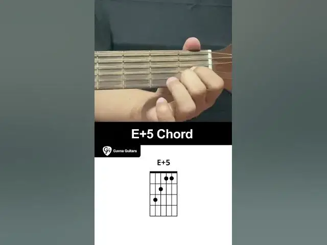 'Video thumbnail for How To Play The E+5 Chord On Guitar - Guvna Guitars'