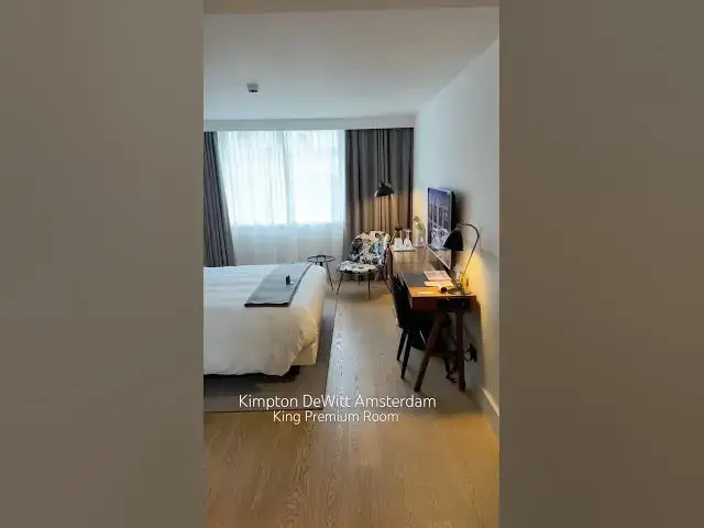 'Video thumbnail for Kimpton DeWitt Amsterdam Hotel: King Premium Room #shorts'
