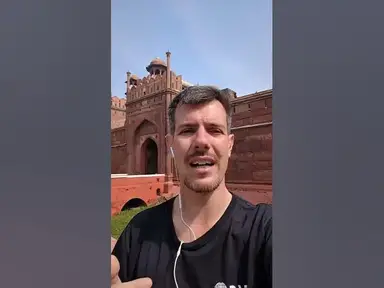 'Video thumbnail for Luca Berton's Enthralling Visit to the Red Fort in New Delhi'
