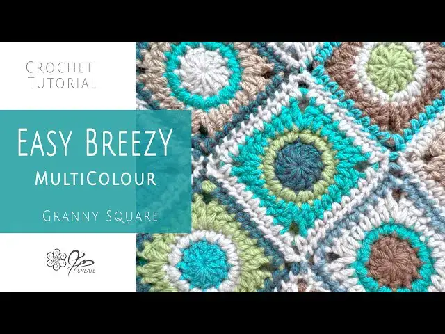 'Video thumbnail for Crochet In Colour The Easy Breezy Multicolour Square Crochet Tutorial'