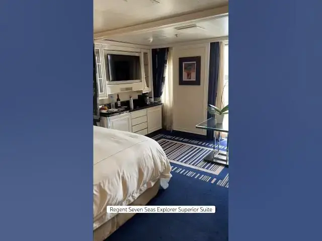 'Video thumbnail for Regent Seven Seas Explorer Superior F2 Suite #shorts'