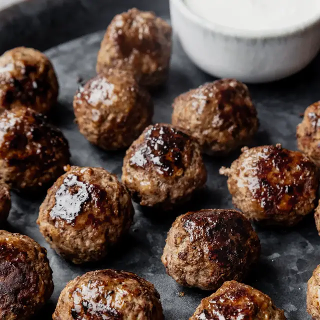 'Video thumbnail for Beef Meatballs with Cream Cheese'