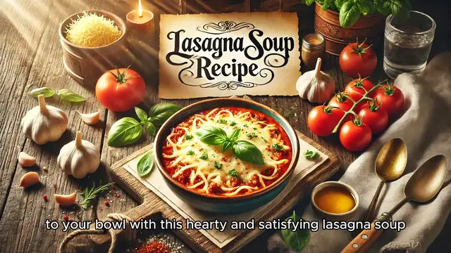 'Video thumbnail for Lasagna Soup Recipe'