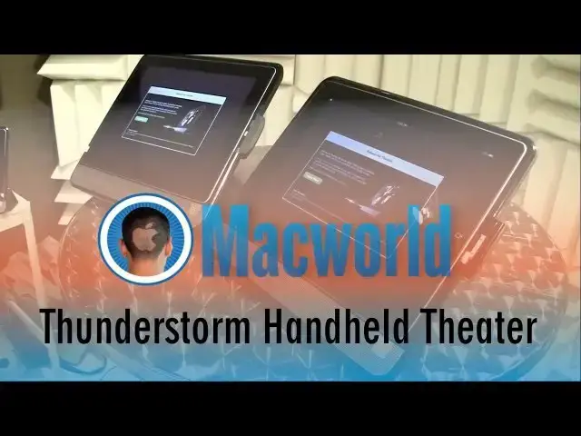 'Video thumbnail for Hands On With The Thunderstorm Handheld Theater For iPad At Macworld'