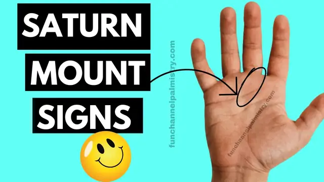 'Video thumbnail for Special Signs On The Mount Of Saturn In Palmistry'