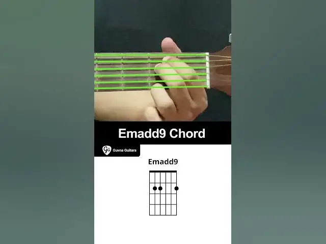 'Video thumbnail for How To Play The Emadd9 Chord On Guitar - Guvna Guitars'
