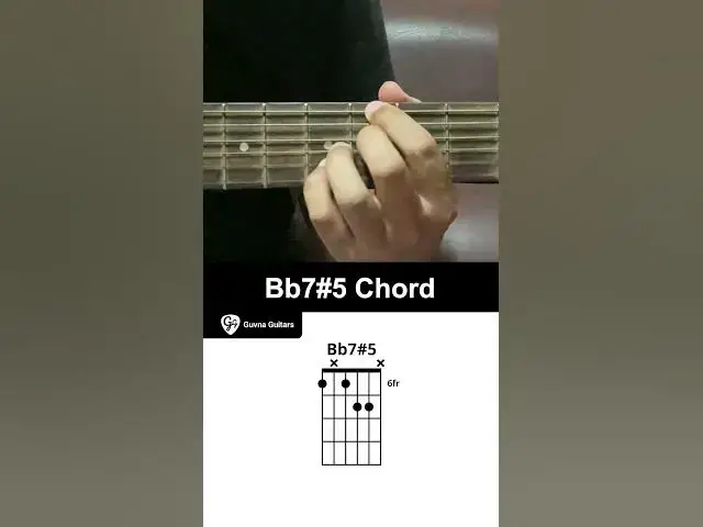 'Video thumbnail for How To Play The Bb7#5 Chord On Guitar - Guvna Guitars'