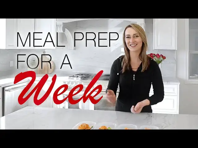 'Video thumbnail for Easy Vegetarian Meal Prep For One Week'