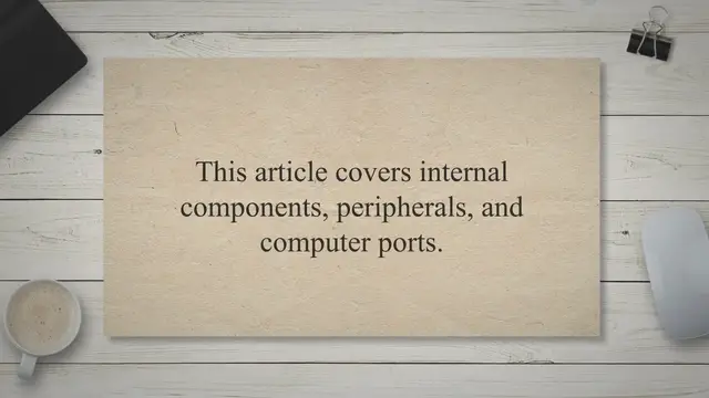 'Video thumbnail for Computer Hardware Components | An Introduction'