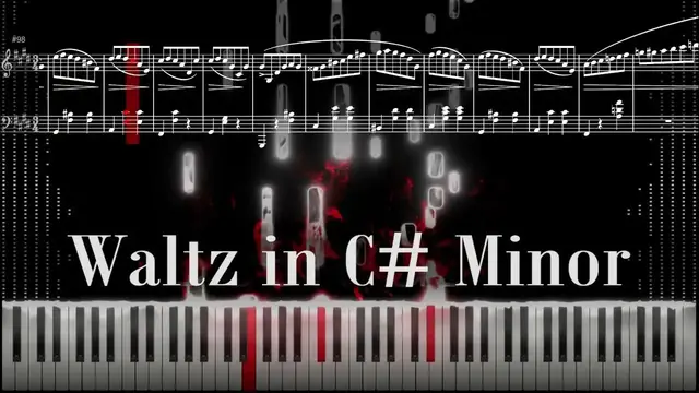 'Video thumbnail for "Waltz in C# Minor" Piano Tutorial | Sheet Music | Chopin Op. 64 No. 2'
