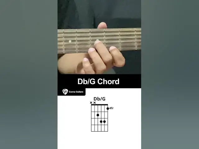 'Video thumbnail for How To Play The Db/G Chord On Guitar - Guvna Guitars'