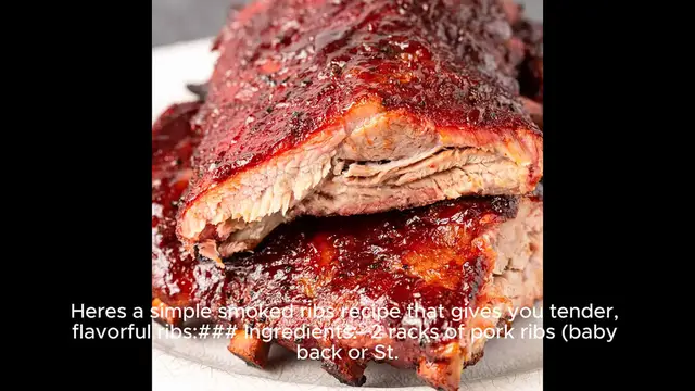 'Video thumbnail for smoked ribs recipe'