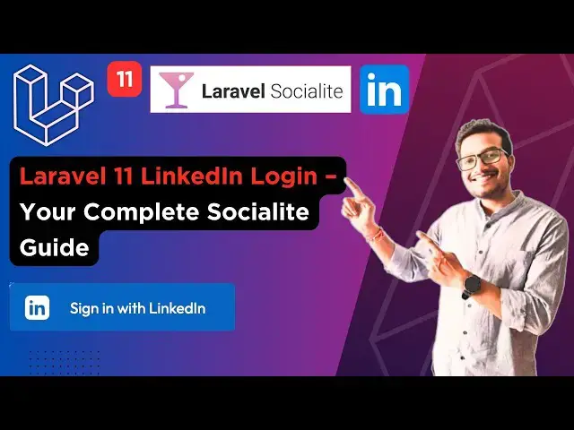 'Video thumbnail for Effortless LinkedIn Login in Laravel 11 – Socialite Integration in Minutes'