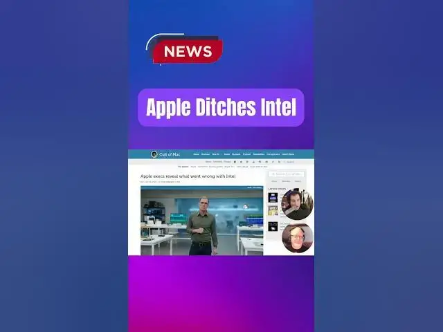 'Video thumbnail for Apple Ditches Intel'