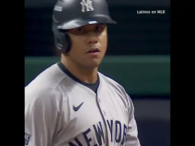 'Video thumbnail for El turno de los 600 millones de Juan Soto envía a los Yankees a la Serie Mundial.'