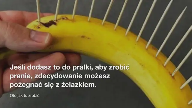 'Video thumbnail for Jeśli dodasz to do pralki, pranie nie będzie miało zagnieceń: rzuć żelazko'
