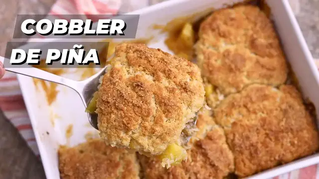 'Video thumbnail for Como Hacer Cobbler de Pi帽a'