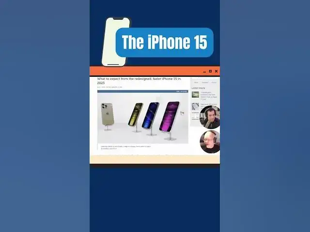 'Video thumbnail for What To Expect from iPhone 15 in 2023'